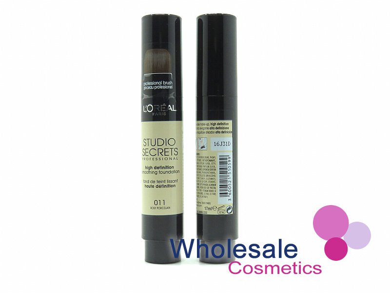 6 x L'Oreal Studio Secrets High Definition Smoothing Foundation - 11 ROSY PORCELAIN